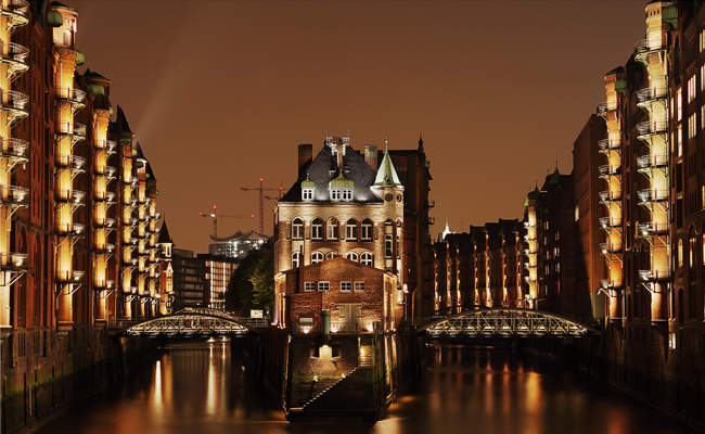 Hafencity Hamburg 야경 (참고이미지)