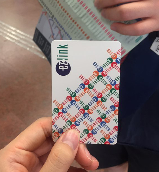 싱가포르 교통권 ezlink