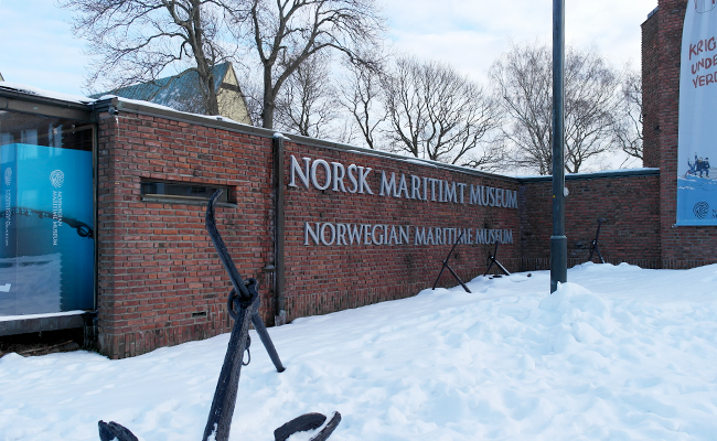 오슬로 해양박물관 입구(Maritime Museum, Oslo)