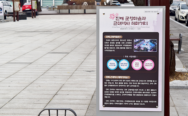 근대역사테마거리 안내판