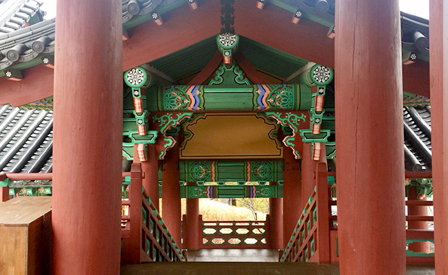 태화루 내부 모습