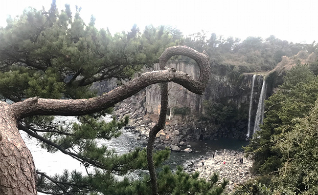 설화가 얽혀있는 정방폭포