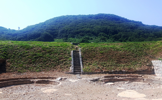러일전쟁 때 만들어진 가덕도 포진지