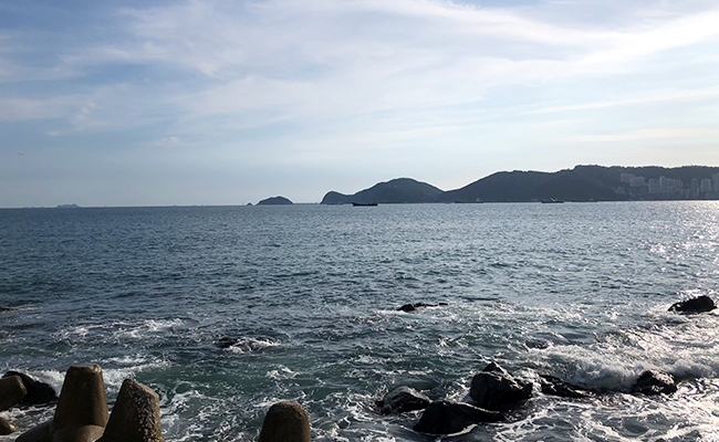 흰여울 마을에서 바라본 부산바다 2