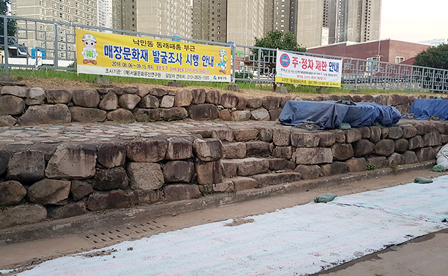 동래패총 부근 매장문화제발굴조사 시행 안내