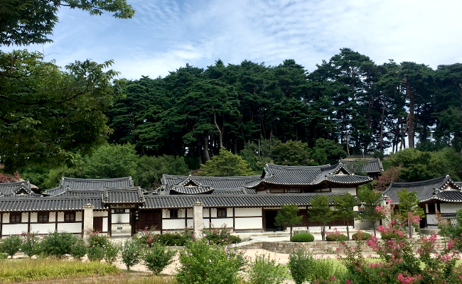선교장의 전체적인 전경 2