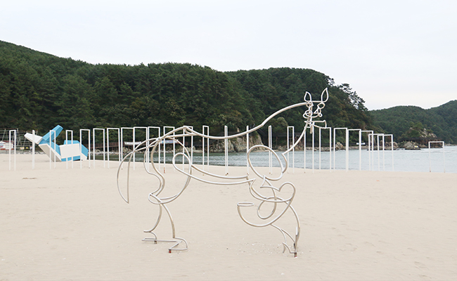 다대포바다미술제-梦中的骏马2