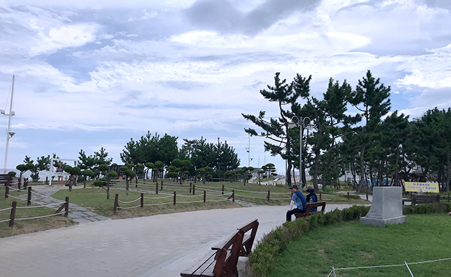 정동진이 한눈에 보이는 공원