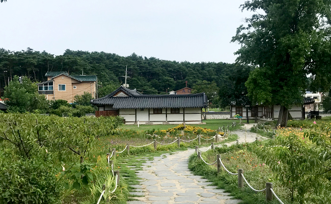 허균허난설헌기념관 산책로