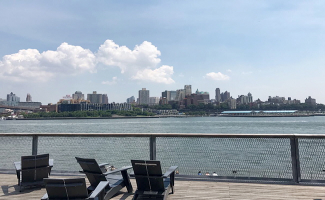 미국, 뉴욕, pier 15, 바다의 공중정원 느낌을 주는 공원
