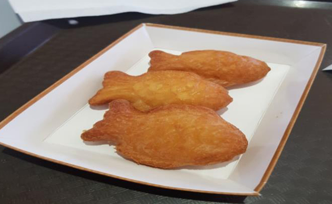 베트남 롯데리아에서 판매하는 한국의 간식 붕어빵