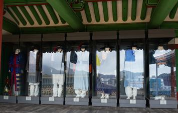 관람용 조선 수군 복장 (2020년 1월 촬영)