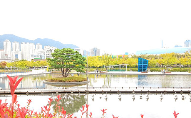 전포천 전경