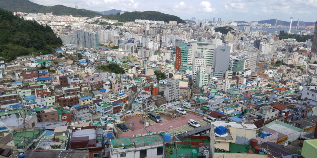 구름이보이는전망대에서 본 아미동