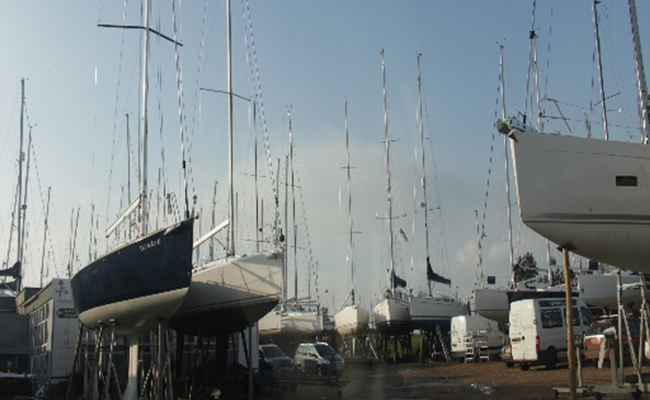 Hamble Point Marina 전경