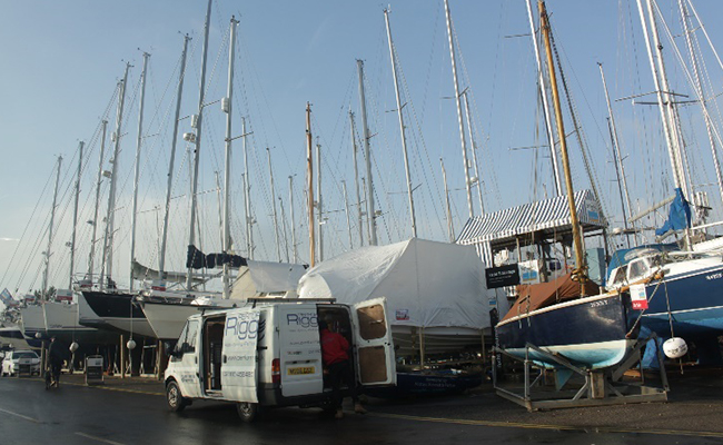 Hamble Point Marina 전경